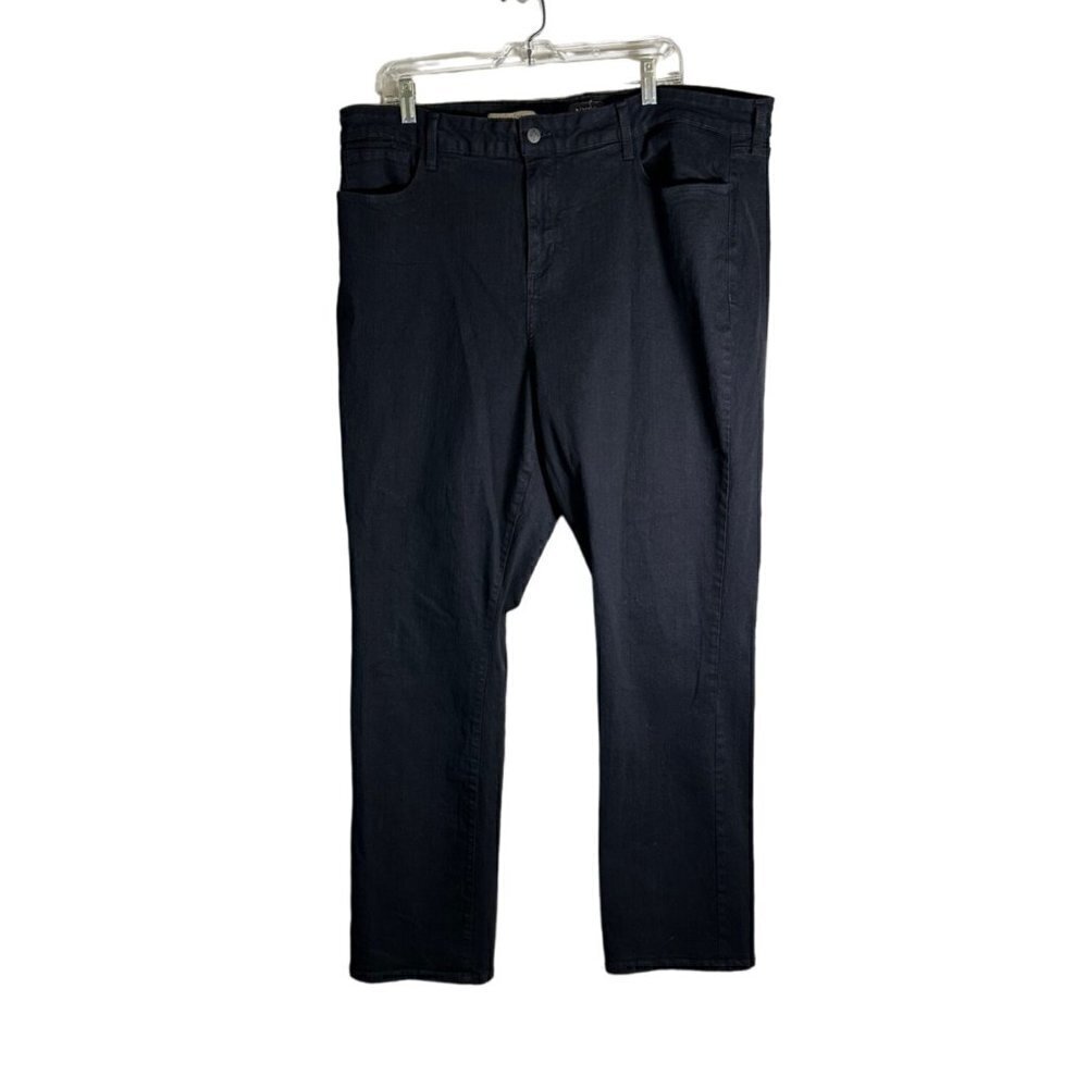 NYDJ Women's Black Marilyn Straight Jeans Size 22W - Picture 1 of 9